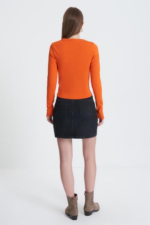  BİSİKLET YAKA BASIC TRİKO KAZAK