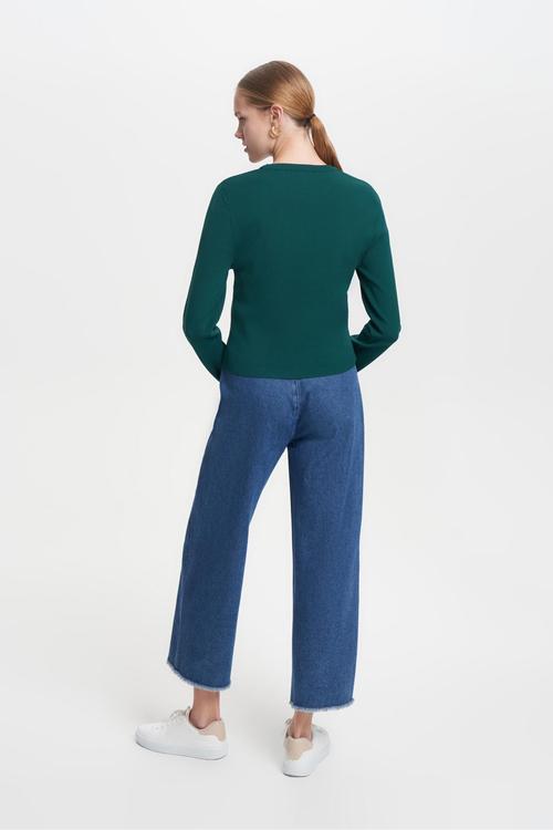  BİSİKLET YAKA BASIC TRİKO KAZAK