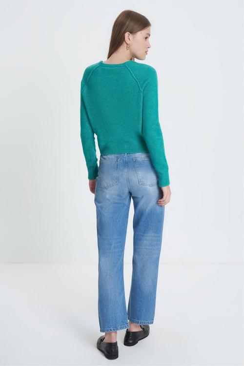  BİSİKLET YAKA BASIC TRİKO KAZAK