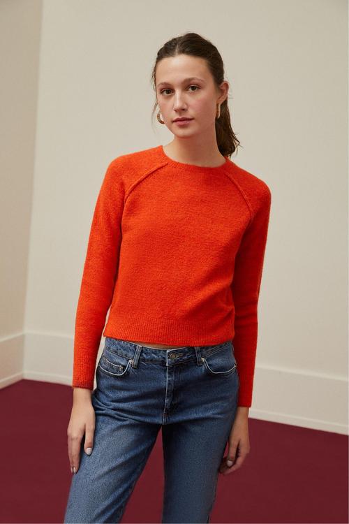  BİSİKLET YAKA BASIC TRİKO KAZAK