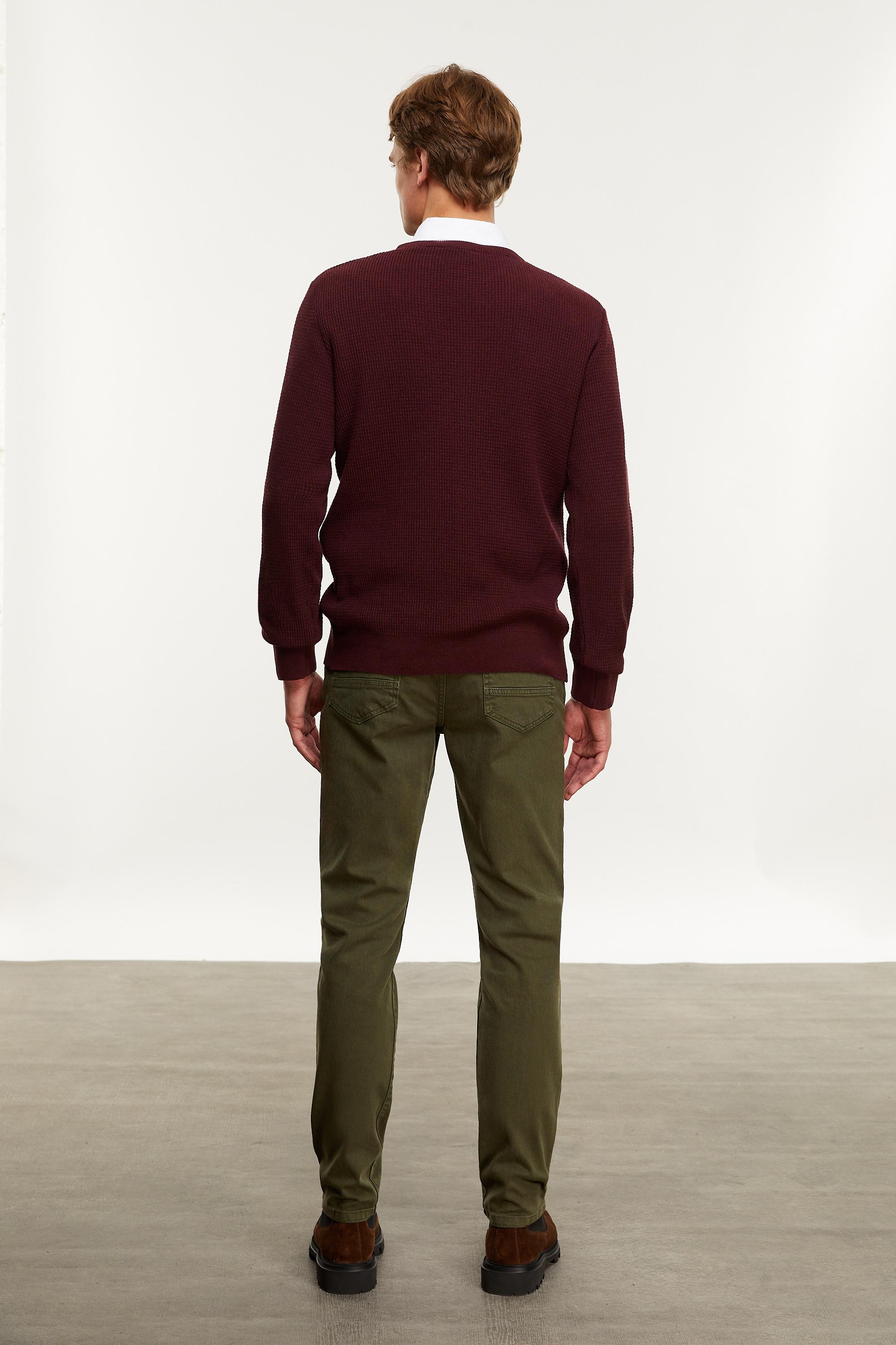 BİSİKLET YAKA TRİKO KAZAK