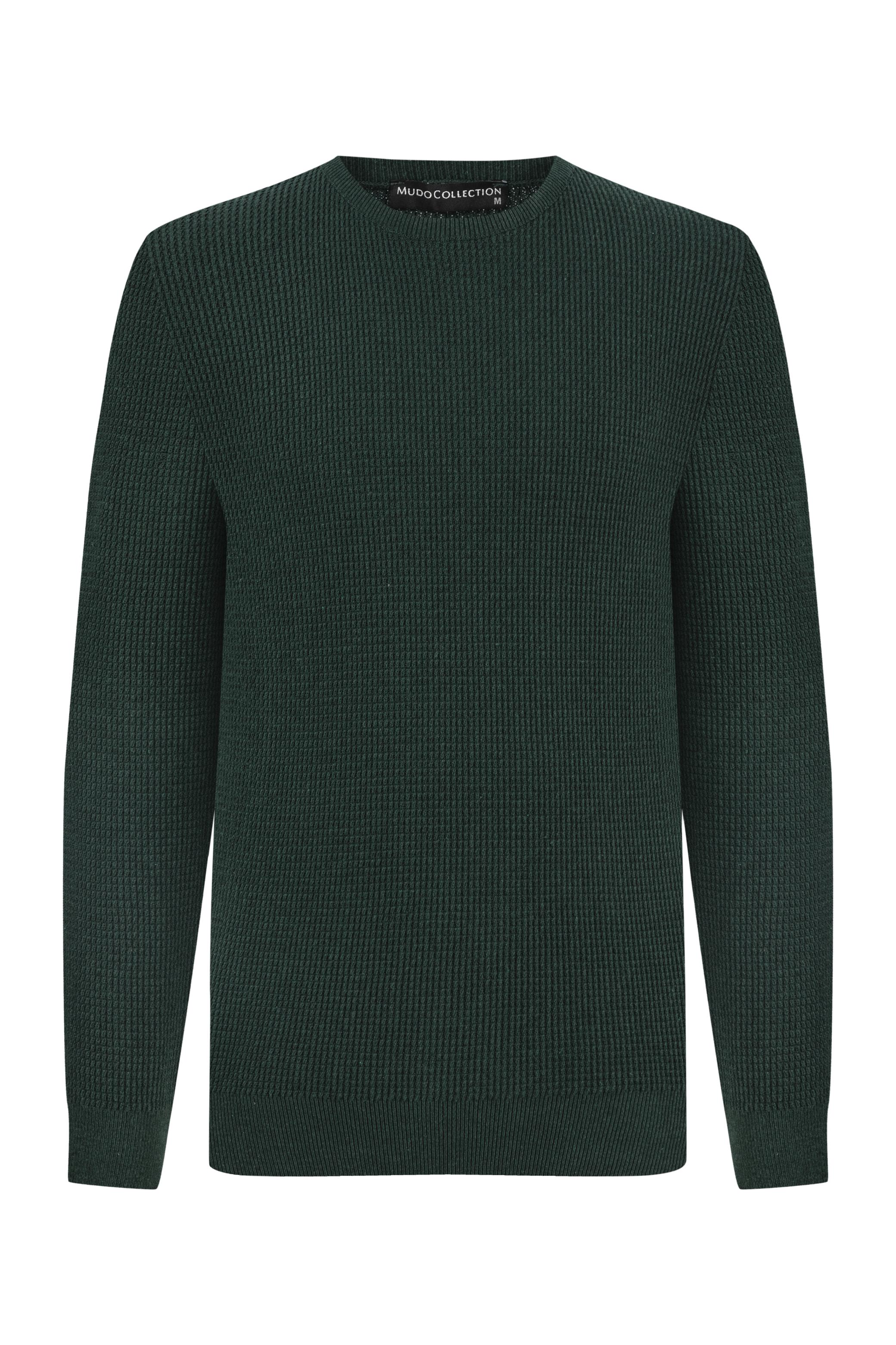 BİSİKLET YAKA TRİKO KAZAK