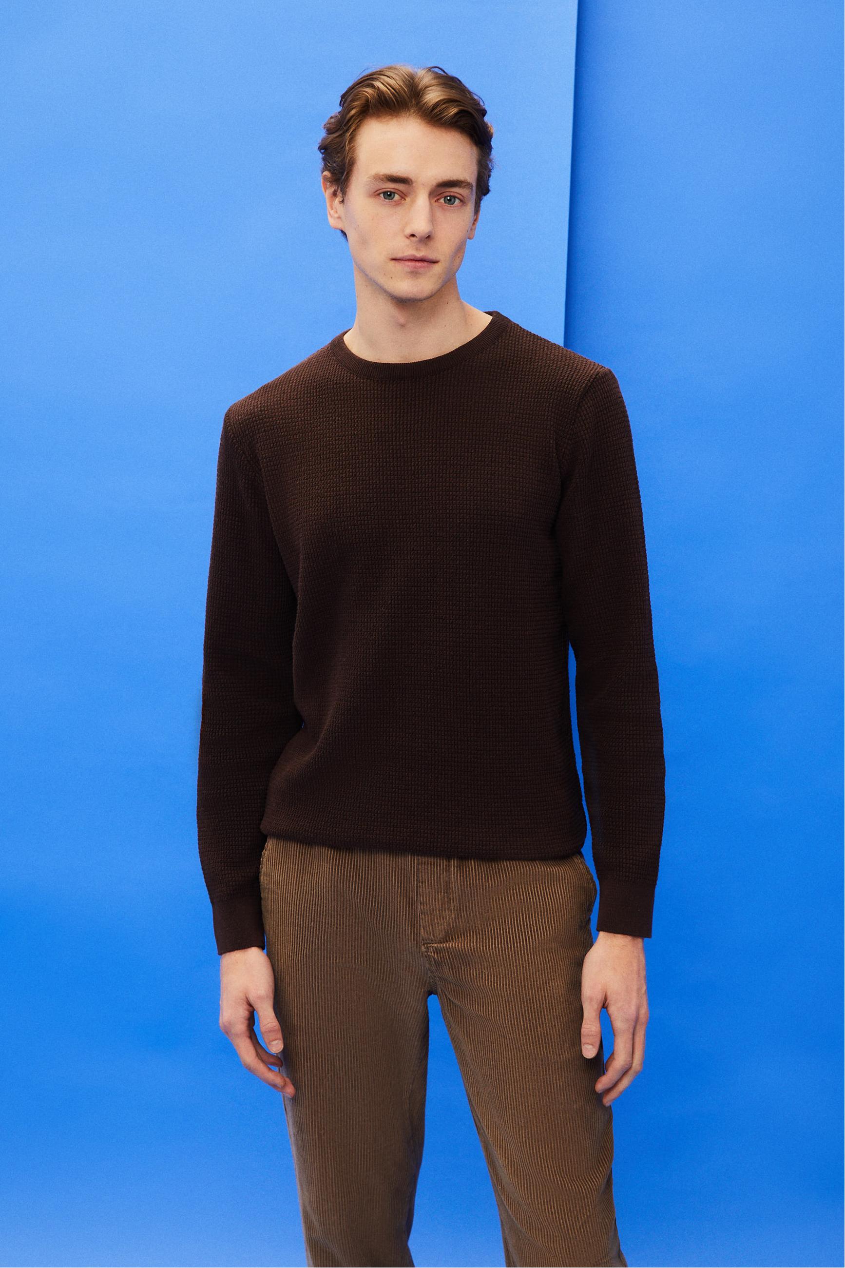 BİSİKLET YAKA TRİKO KAZAK