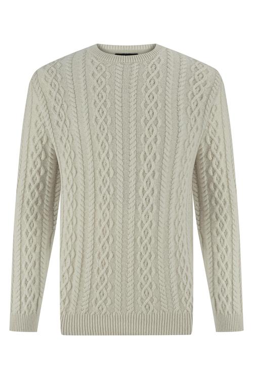  BİSİKLET YAKA SAÇ ÖRGÜ KAZAK