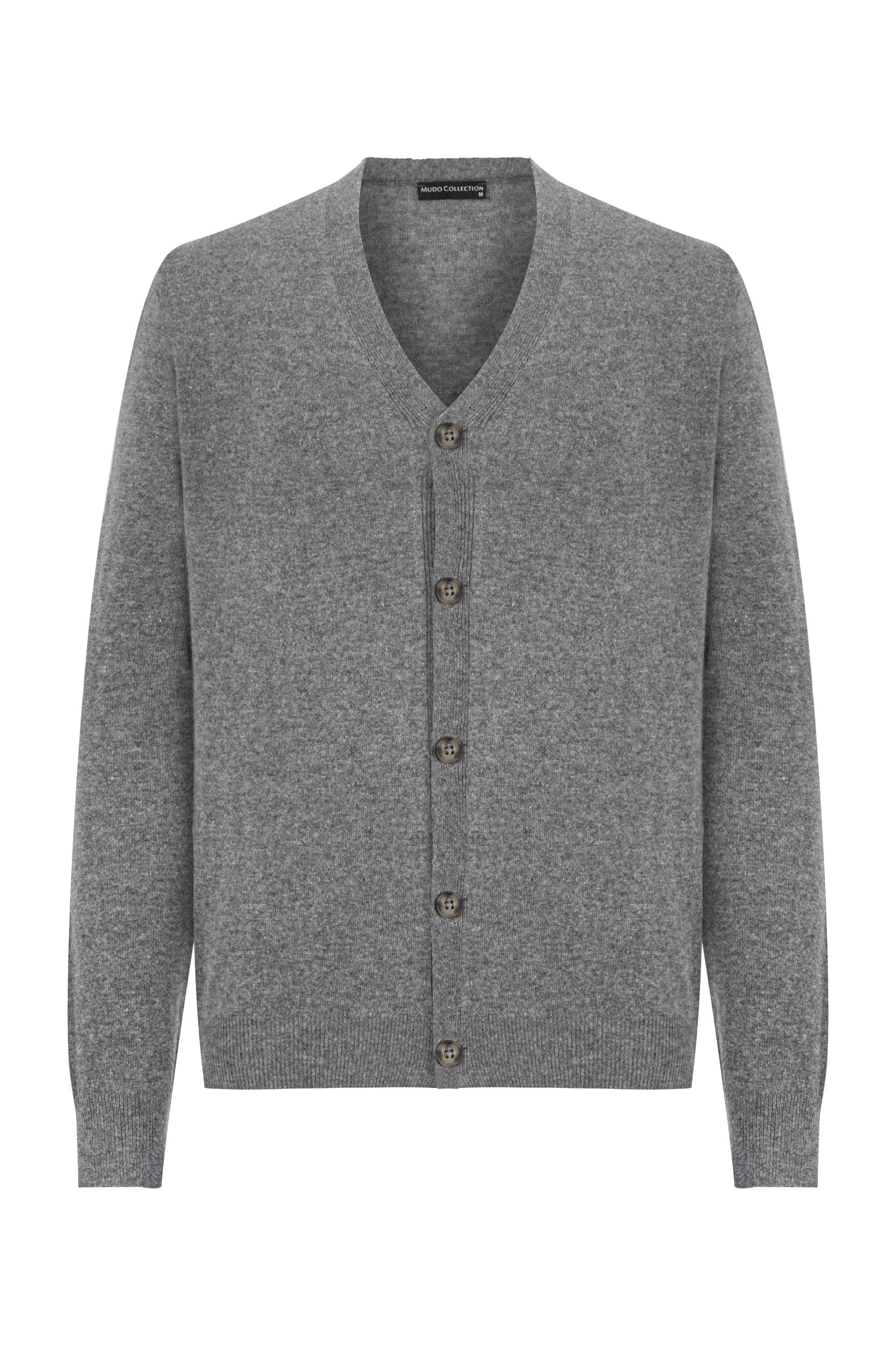 YÜN KARIŞIMLI V YAKA HIRKA