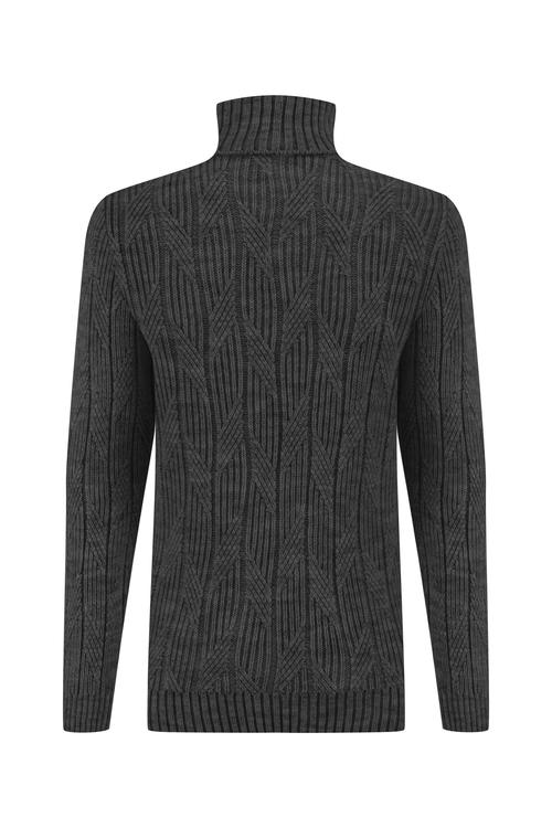  BALIKÇI YAKA ÖRGÜLÜ KAZAK