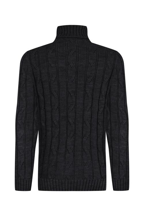  BALIKÇI YAKA SAÇ ÖRGÜ KAZAK