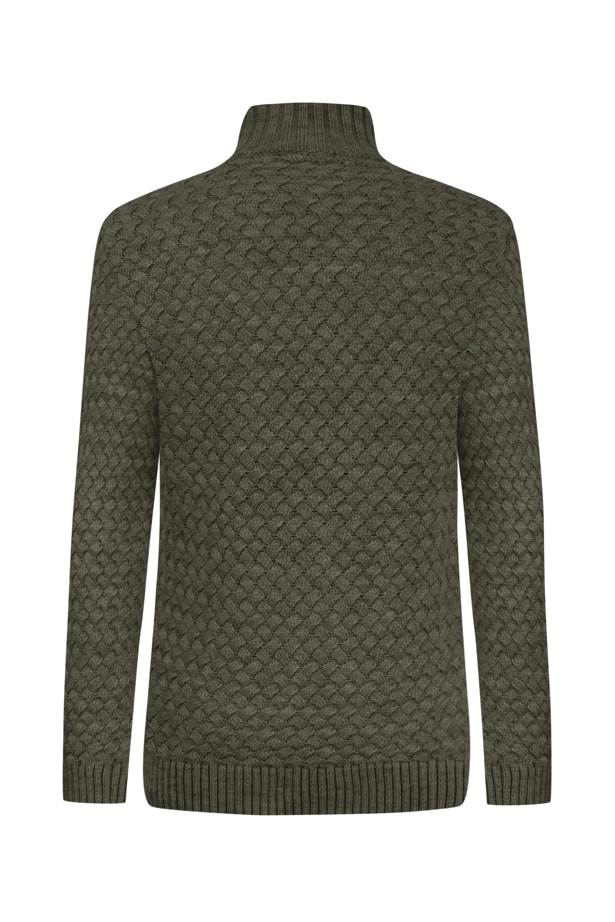 DİK YAKA TRİKO KAZAK