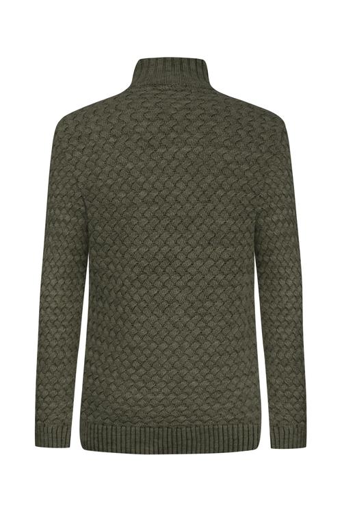  DİK YAKA TRİKO KAZAK