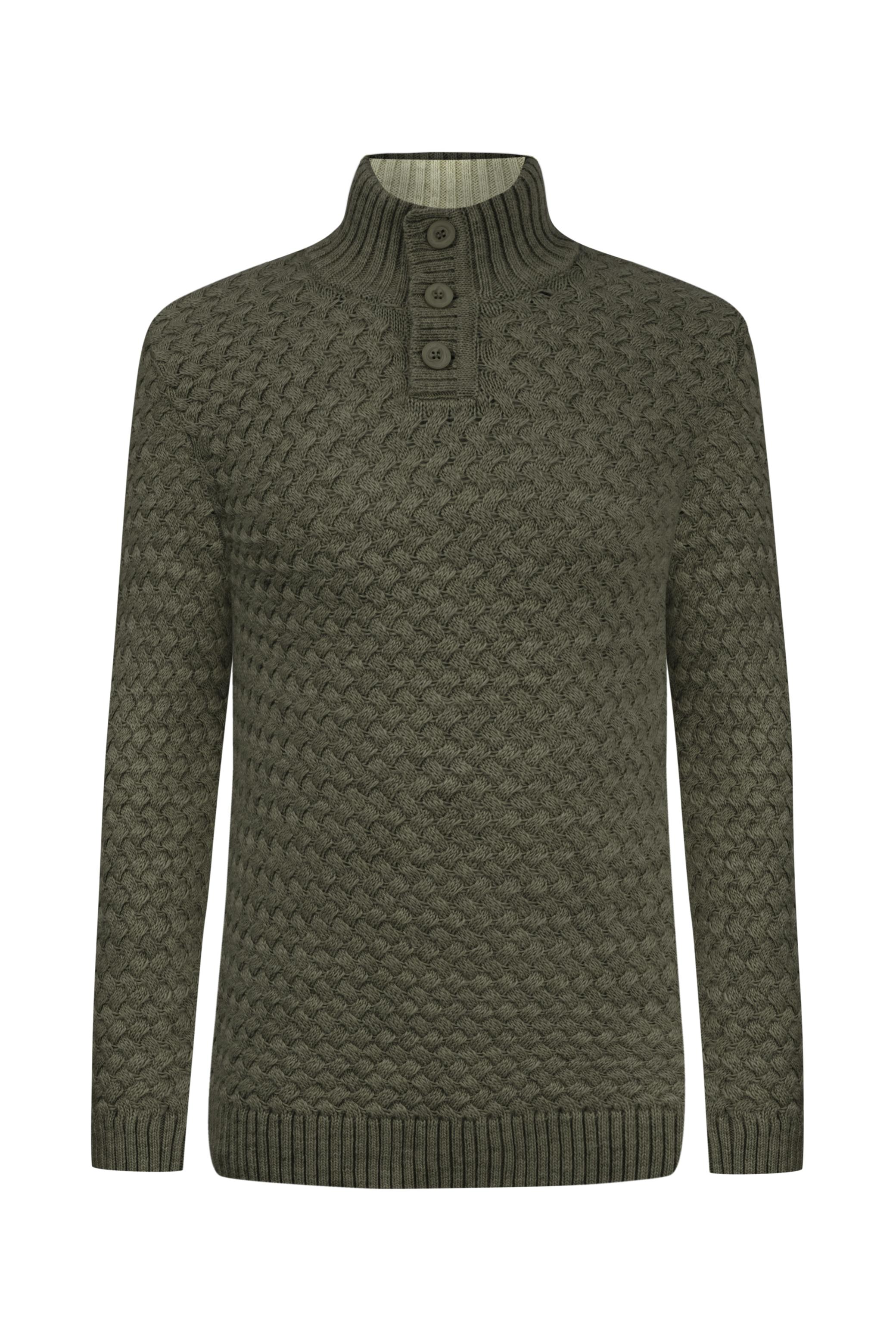 DİK YAKA TRİKO KAZAK