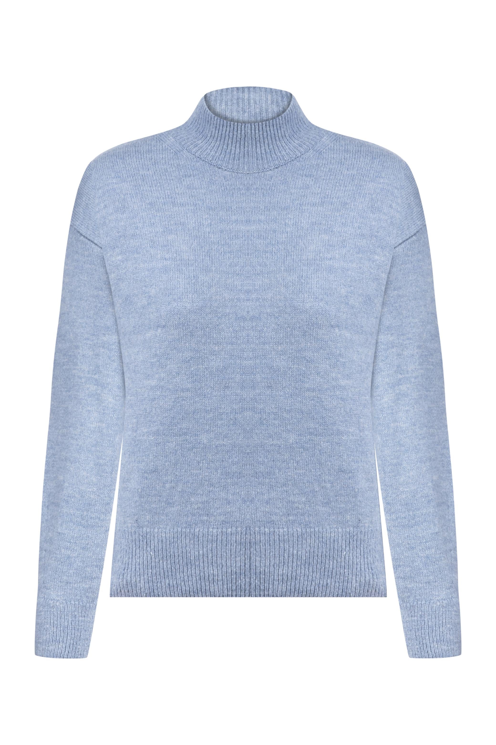 DİK YAKA TRİKO KAZAK