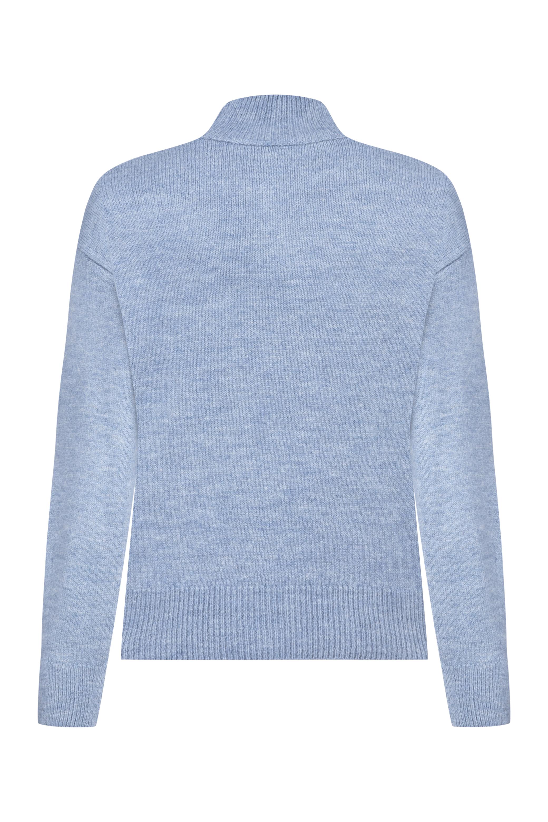 DİK YAKA TRİKO KAZAK