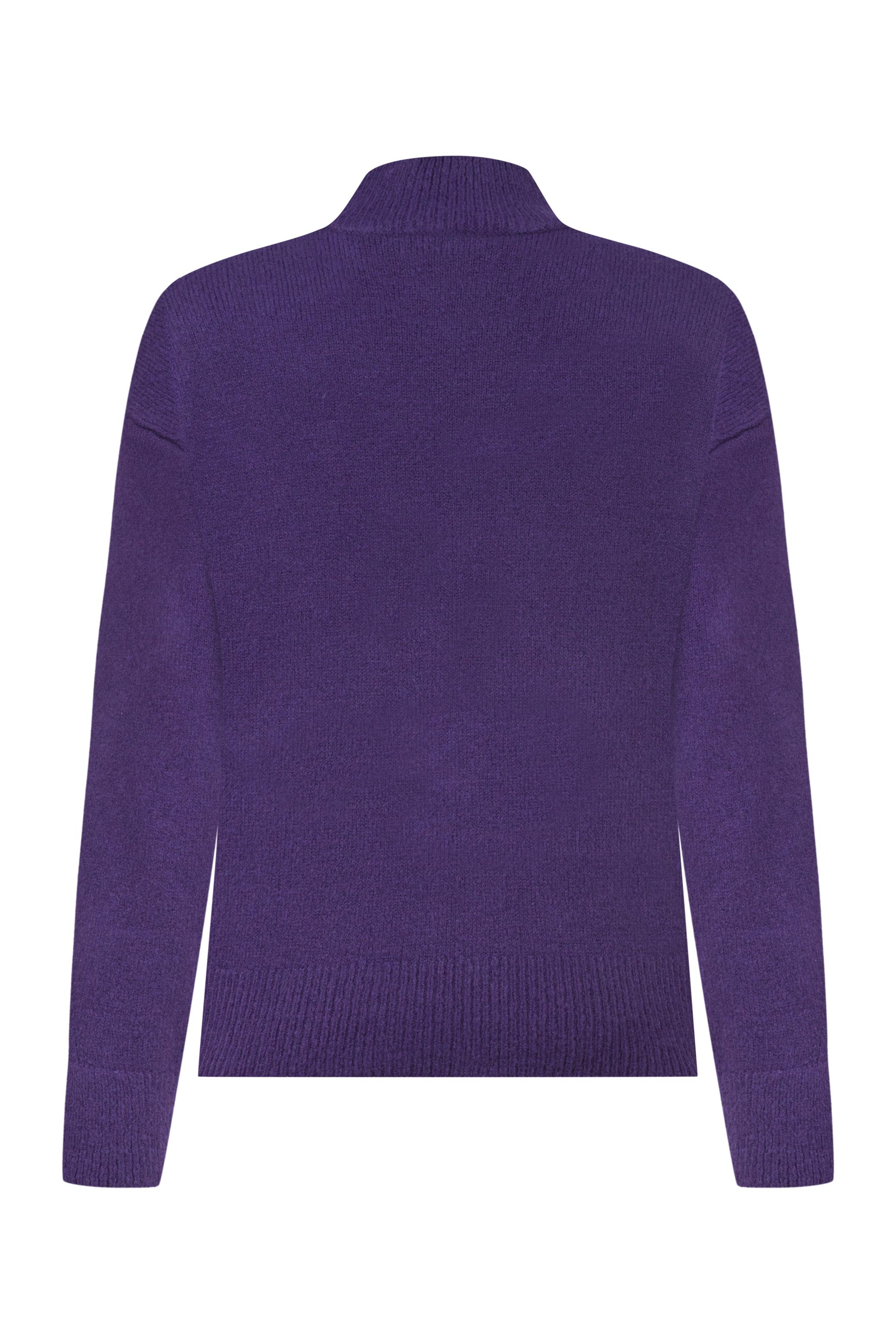 DİK YAKA TRİKO KAZAK