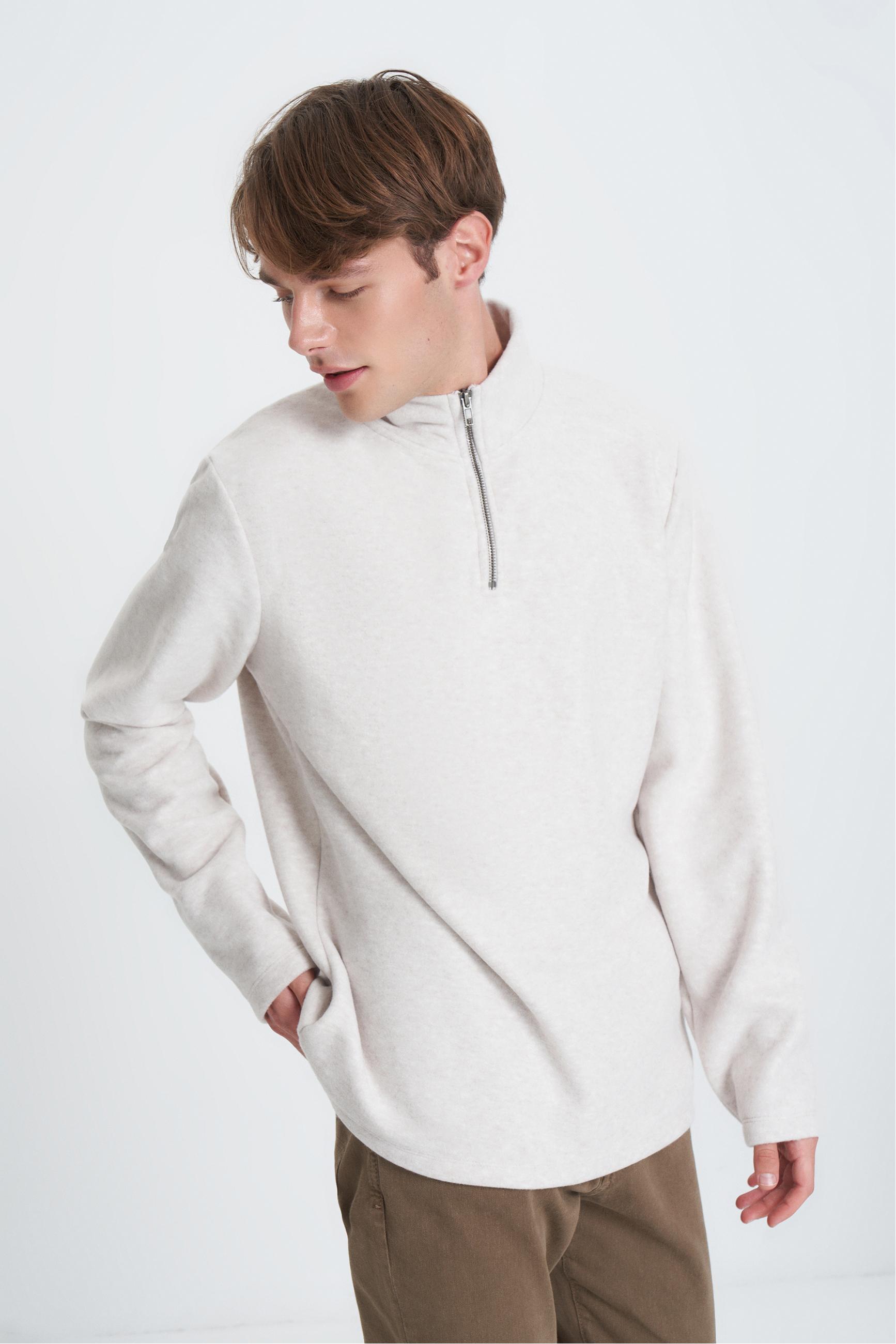 DİK YAKA SWEATSHIRT
