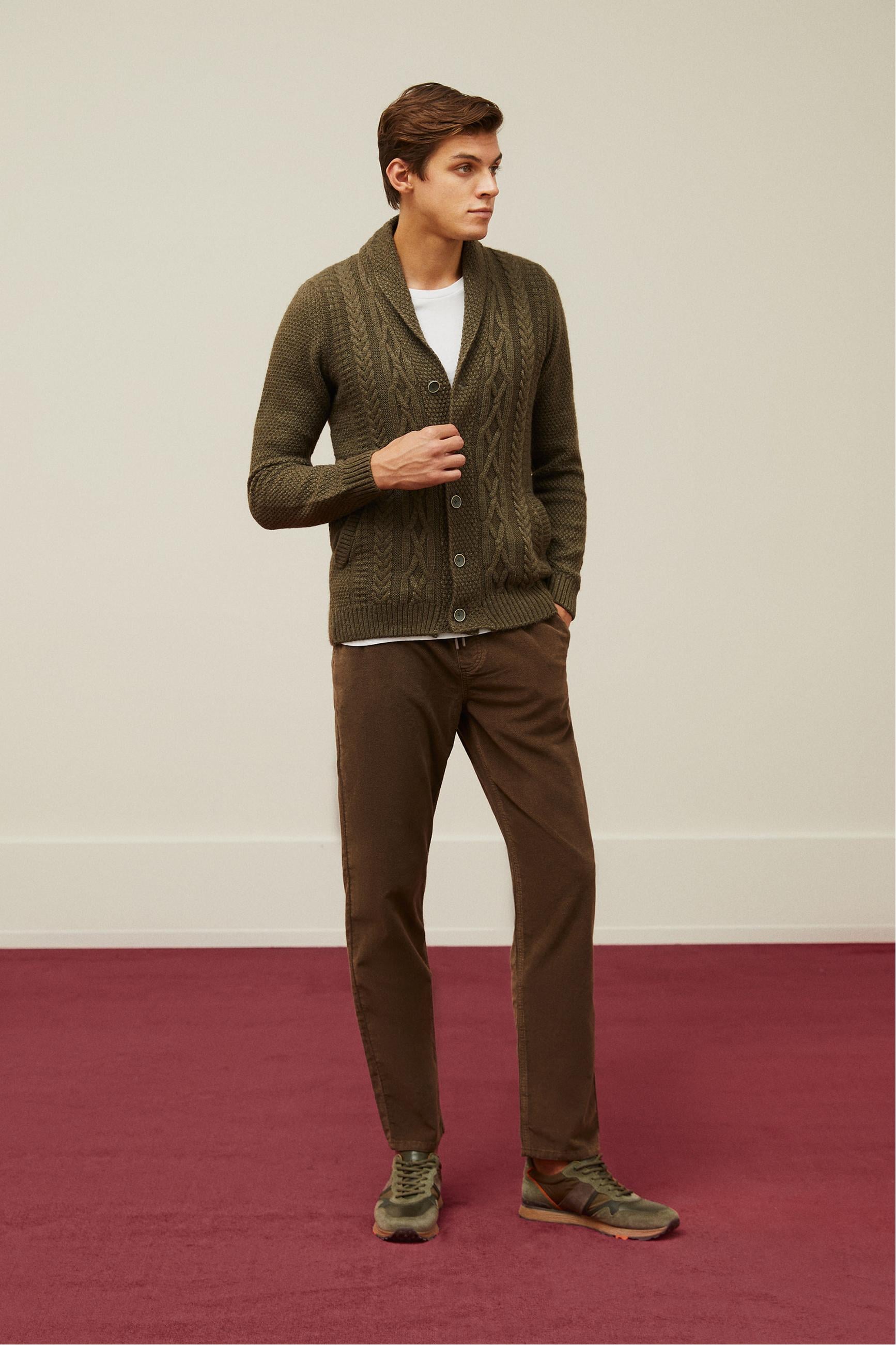 SLIM STRAIGHT PANTOLON