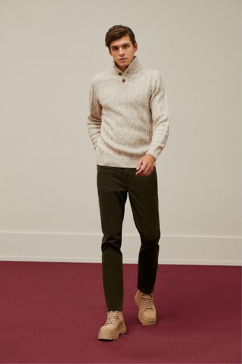  SLIM FIT KADİFE PANTOLON