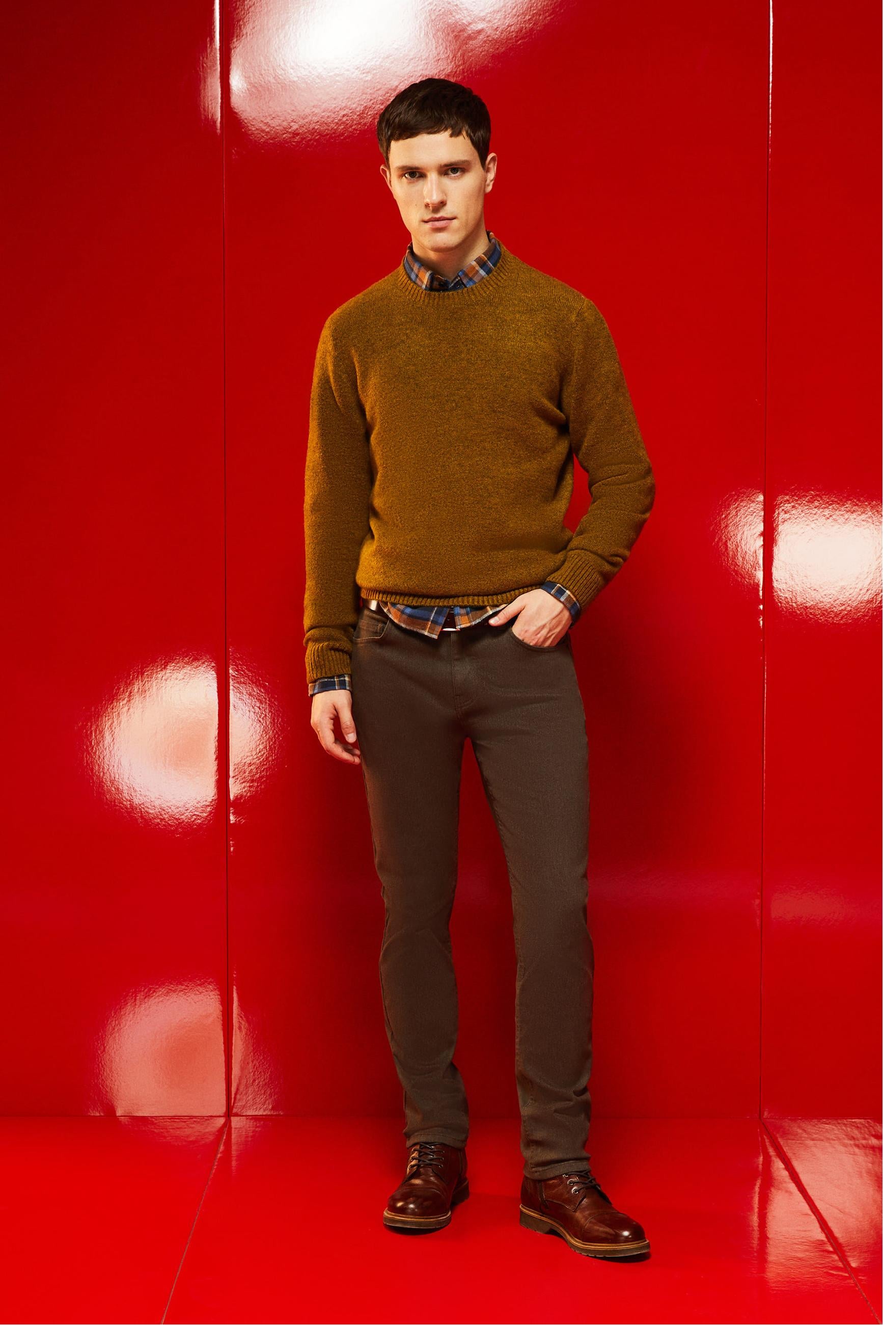 BİSİKLET YAKA TRİKO KAZAK