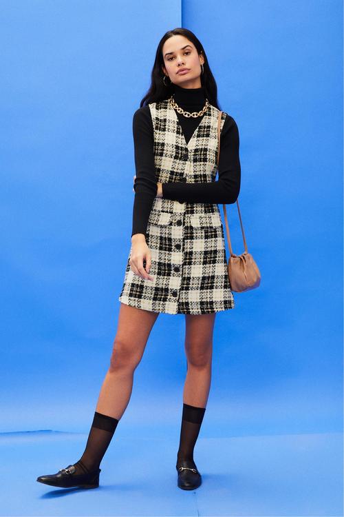  EKOSELİ KOLSUZ MİNİ ELBİSE