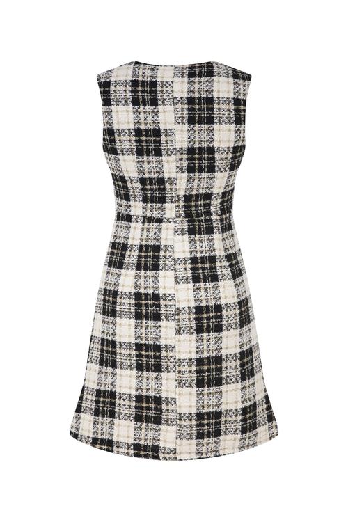  EKOSELİ KOLSUZ MİNİ ELBİSE