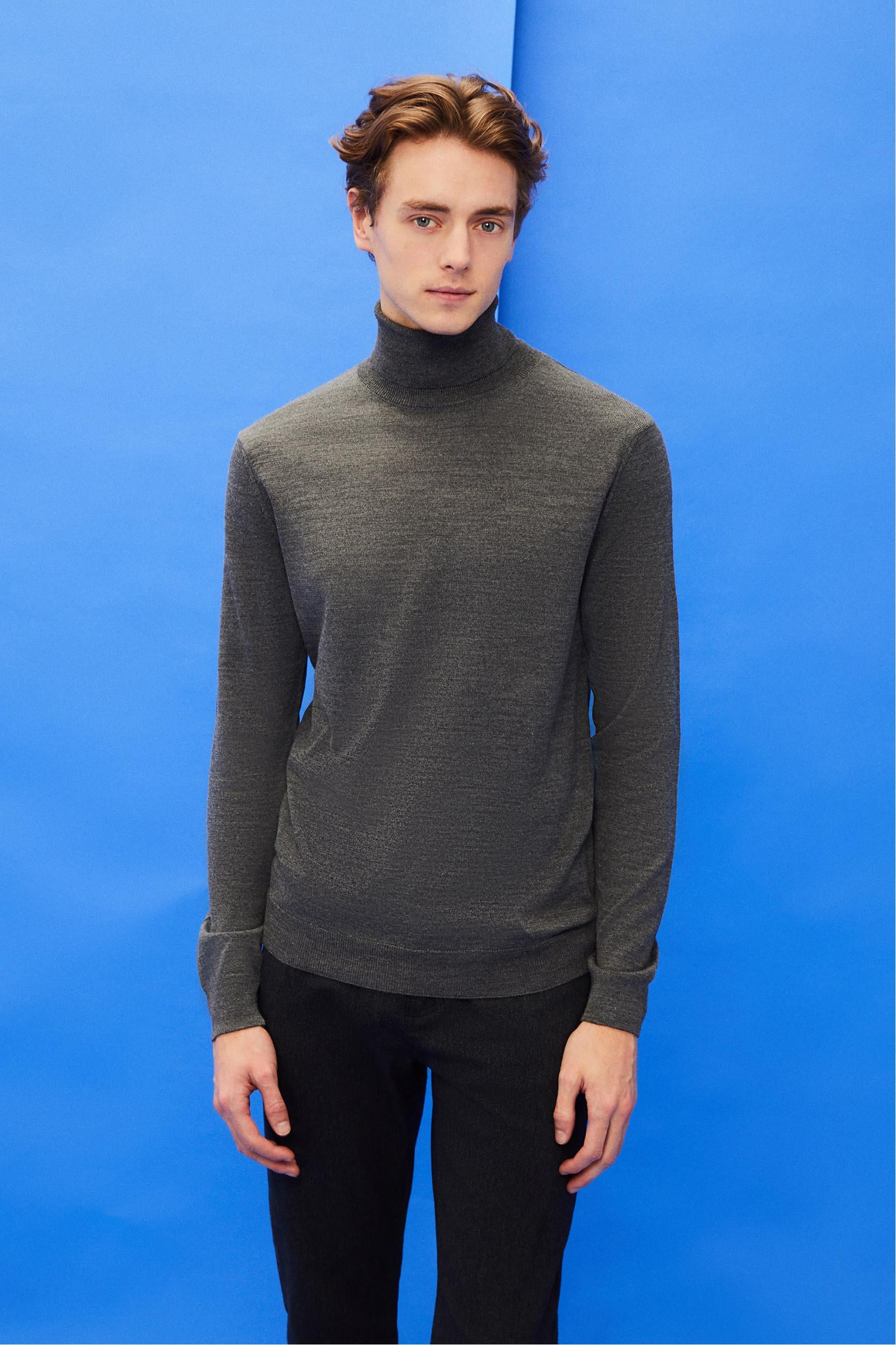 BALIKÇI YAKA TRİKO KAZAK