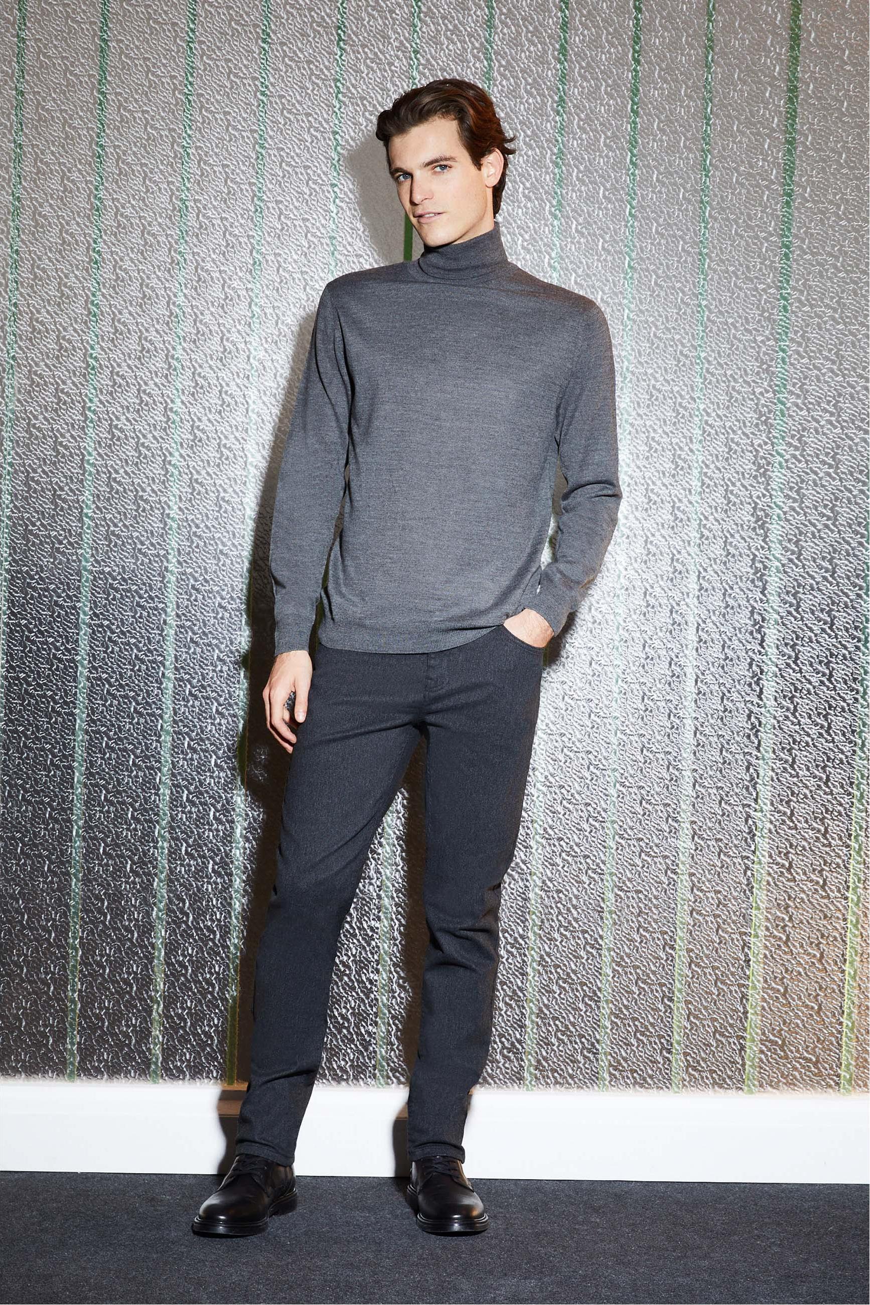 BALIKÇI YAKA TRİKO KAZAK