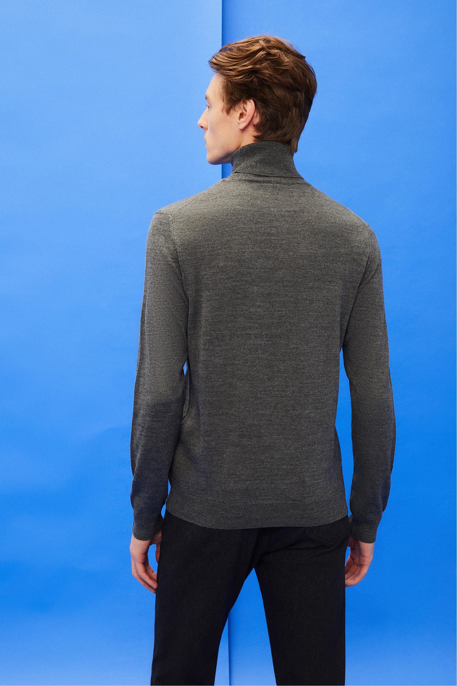 BALIKÇI YAKA TRİKO KAZAK