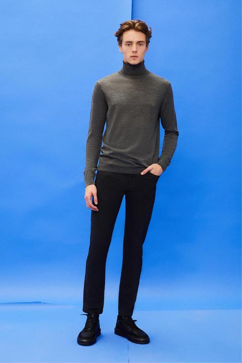  BALIKÇI YAKA TRİKO KAZAK