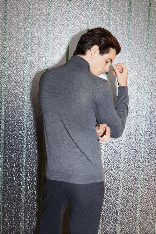 BALIKÇI YAKA TRİKO KAZAK