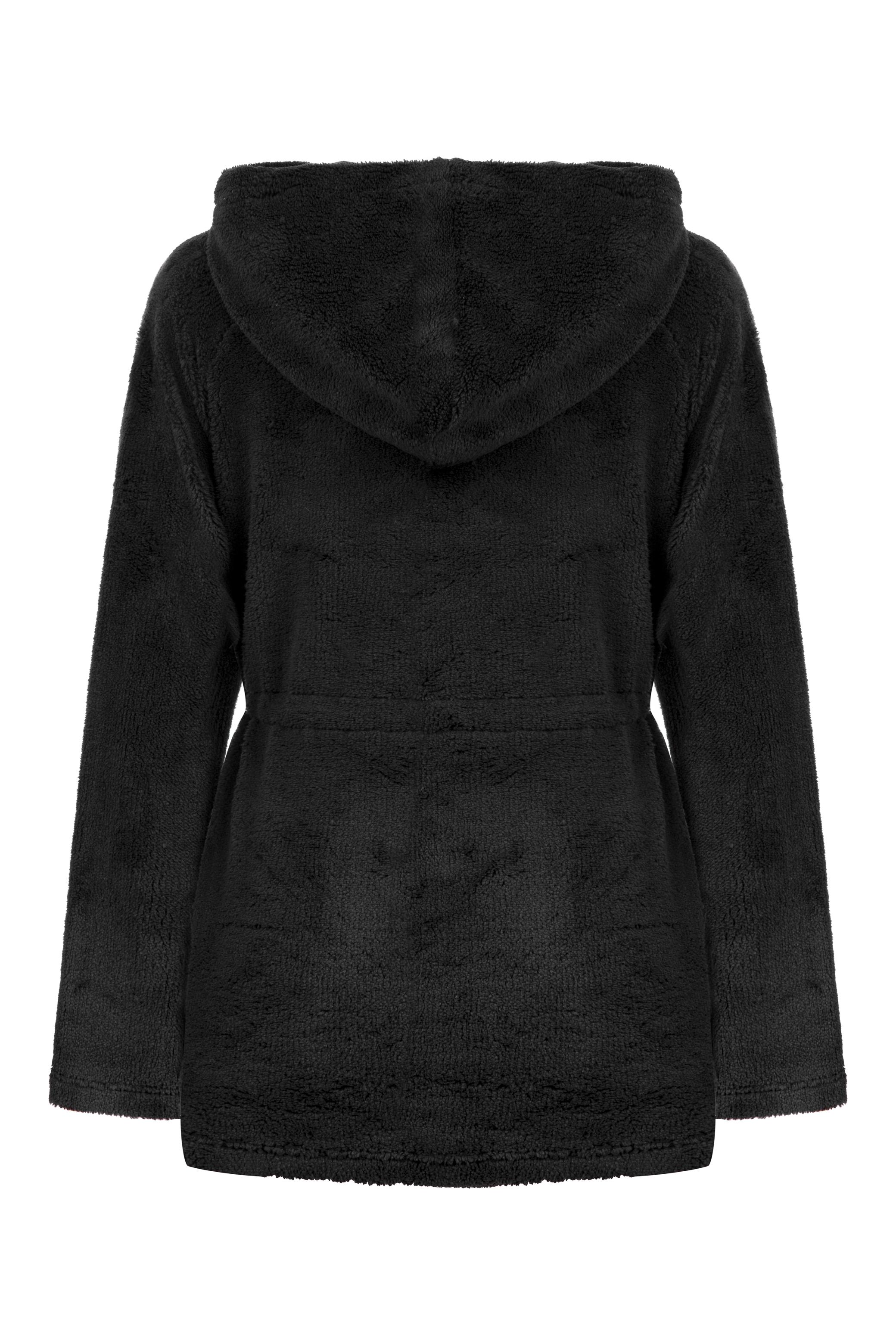 KAPÜŞONLU PELÜŞ SWEATSHIRT