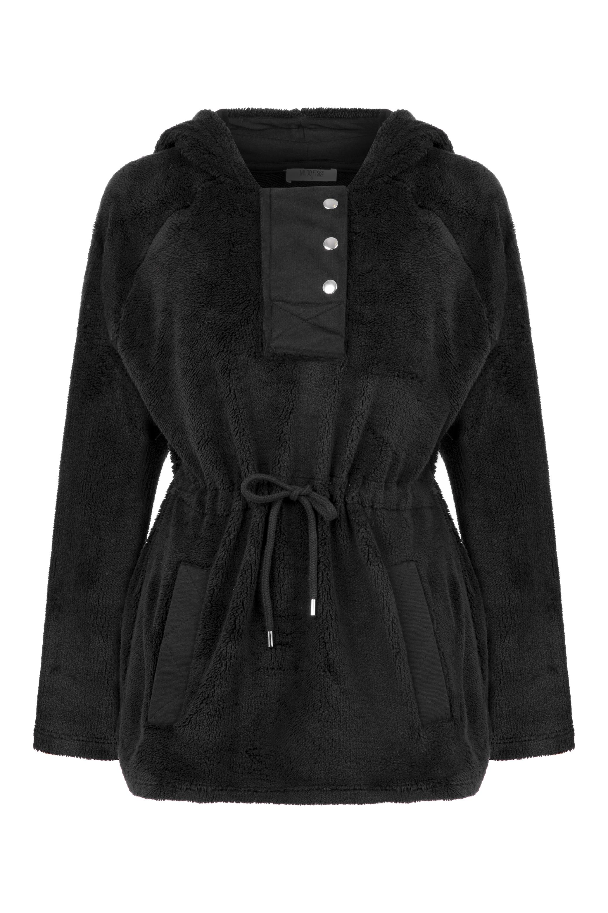 KAPÜŞONLU PELÜŞ SWEATSHIRT