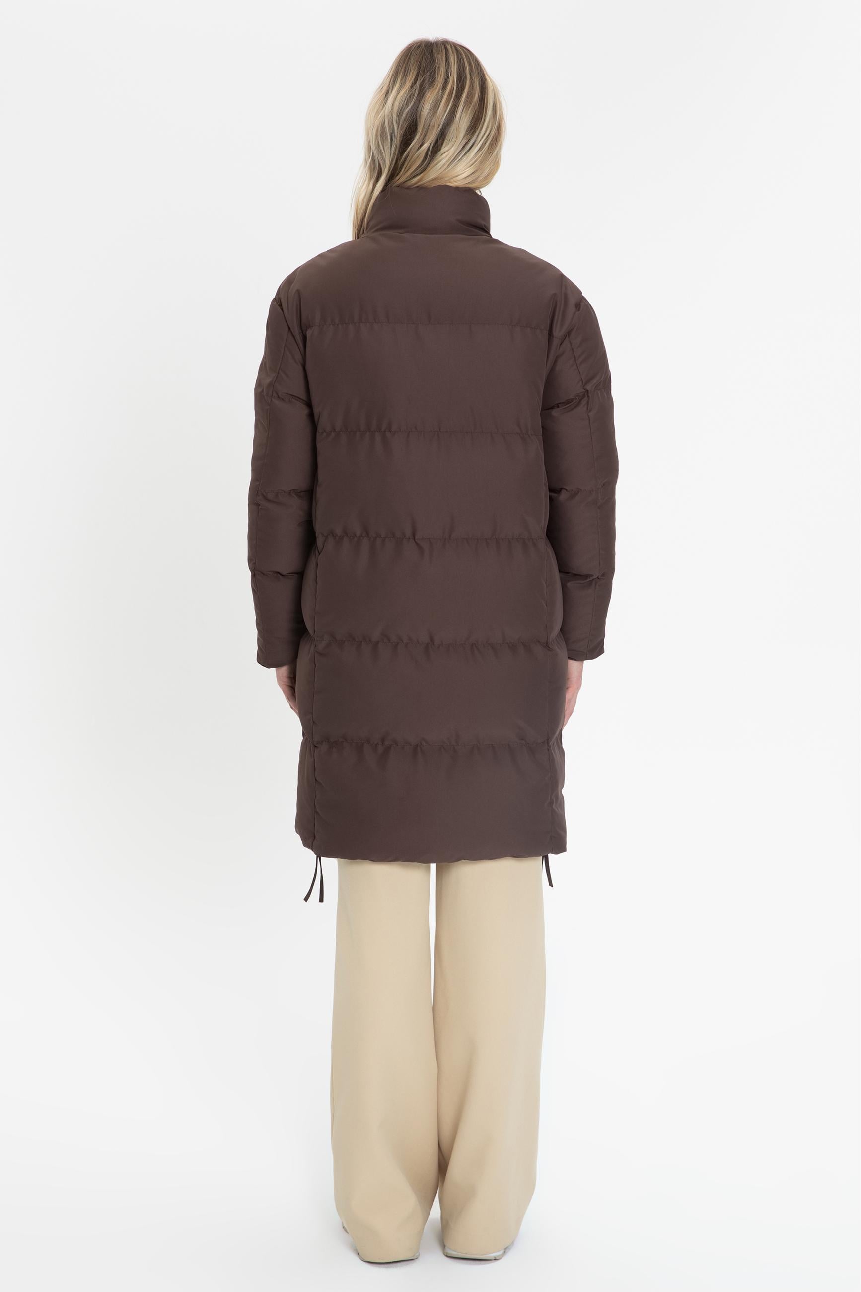 KAPİTONELİ DİK YAKA ŞİŞME MONT