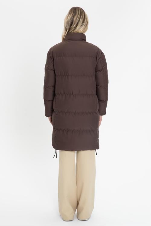  KAPİTONELİ DİK YAKA ŞİŞME MONT