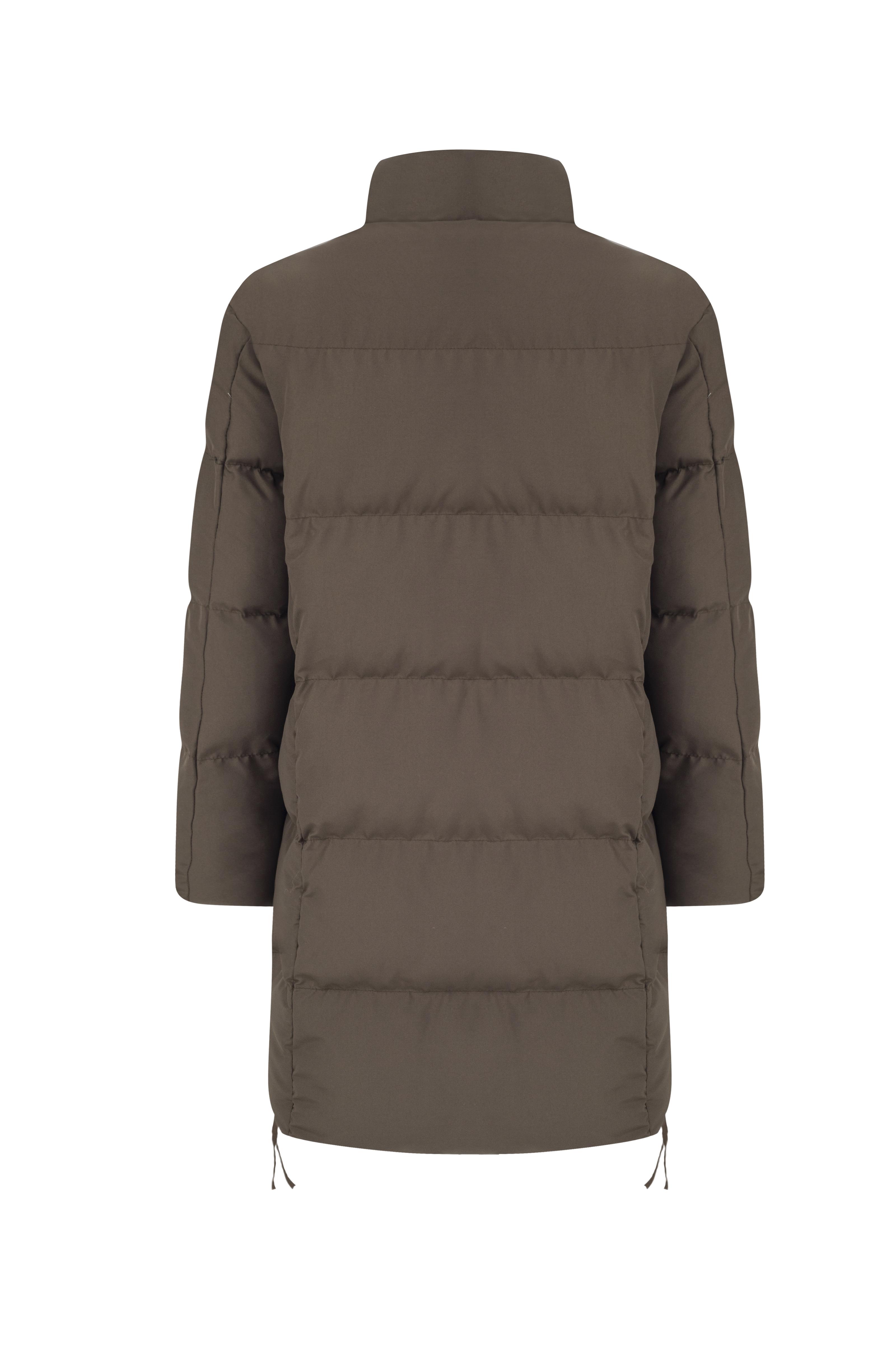 KAPİTONELİ DİK YAKA ŞİŞME MONT