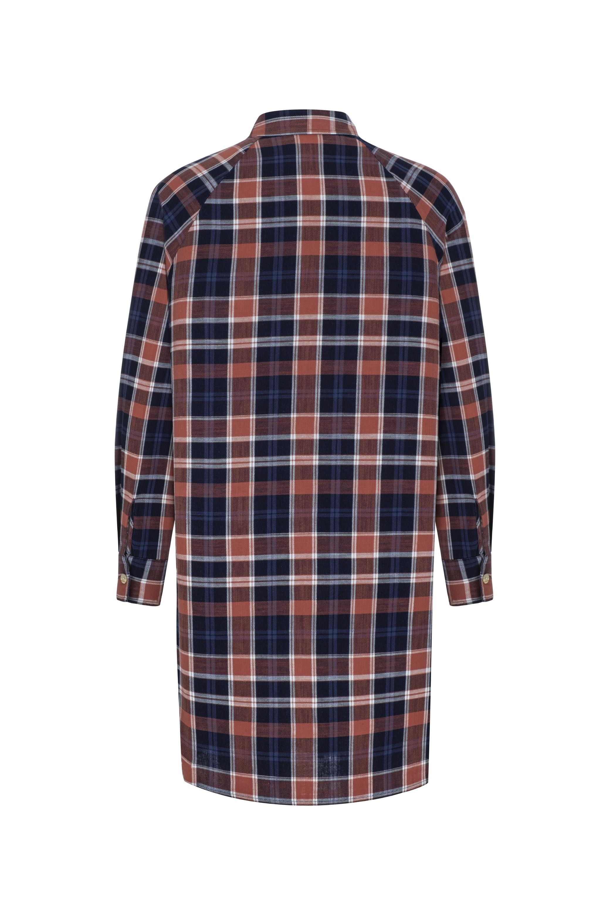 EKOSELİ MİNİ GÖMLEK ELBİSE