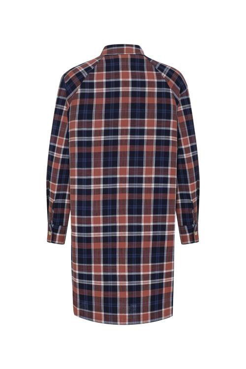  EKOSELİ MİNİ GÖMLEK ELBİSE