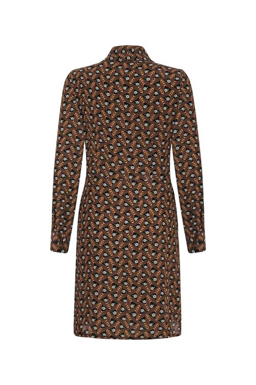  DESENLİ UZUN KOLLU MİNİ GÖMLEK ELBİSE