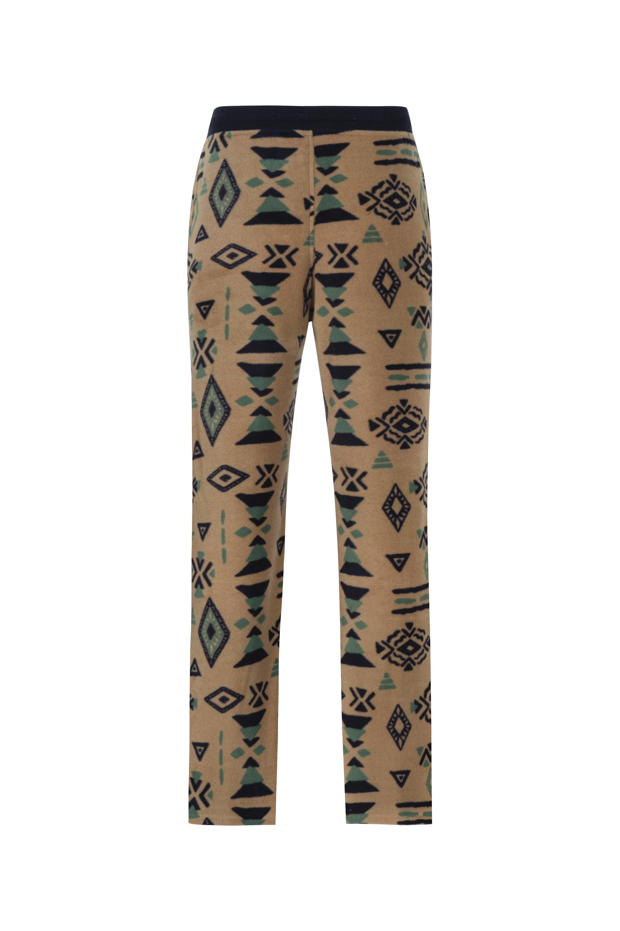 RAHAT KESİM DESENLİ POLAR PİJAMA ALTI