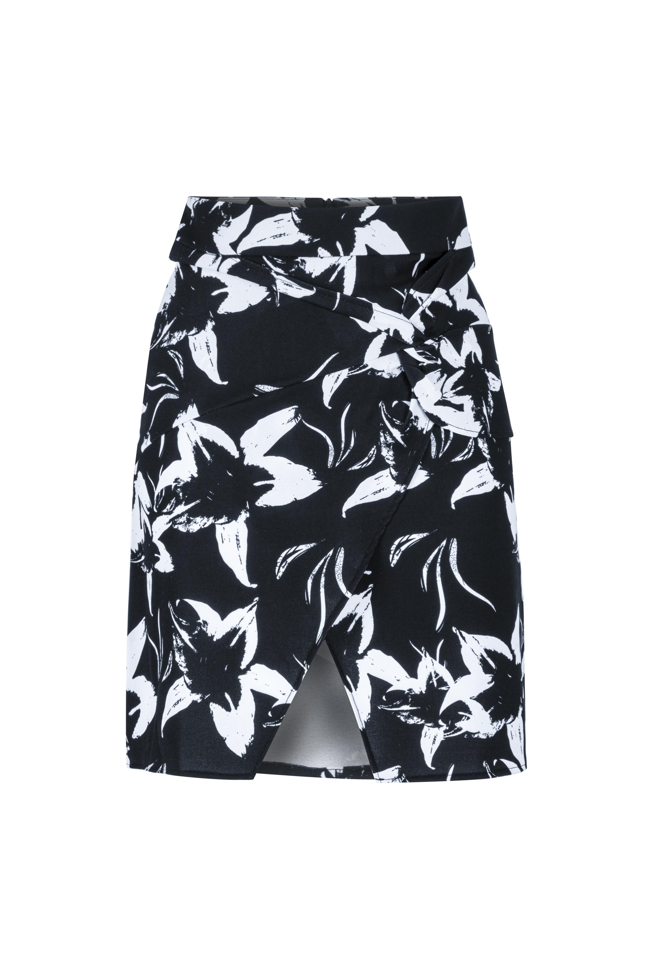 ÇİÇEK DESENLİ MİNİ ETEK