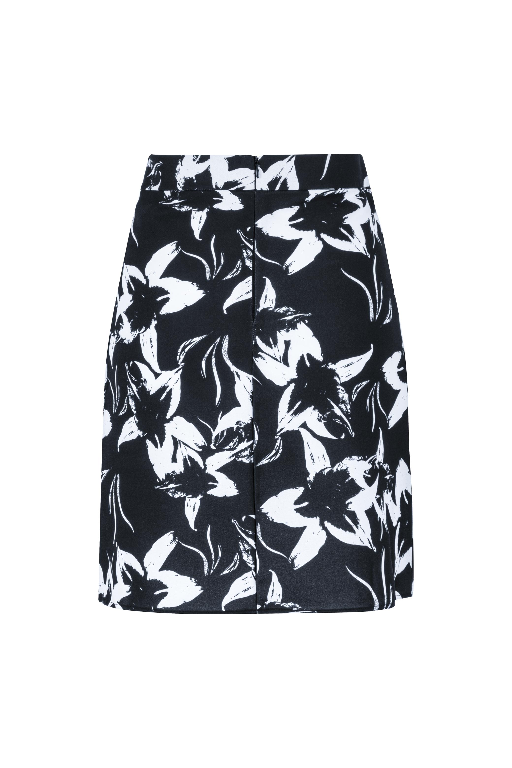 ÇİÇEK DESENLİ MİNİ ETEK