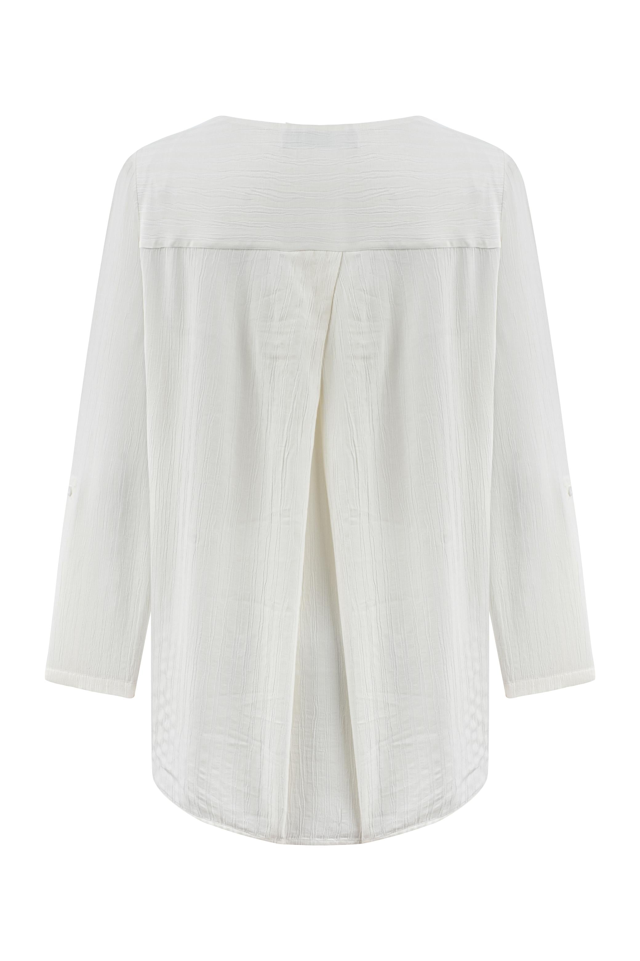 ÇİZGİLİ V YAKA BLUZ