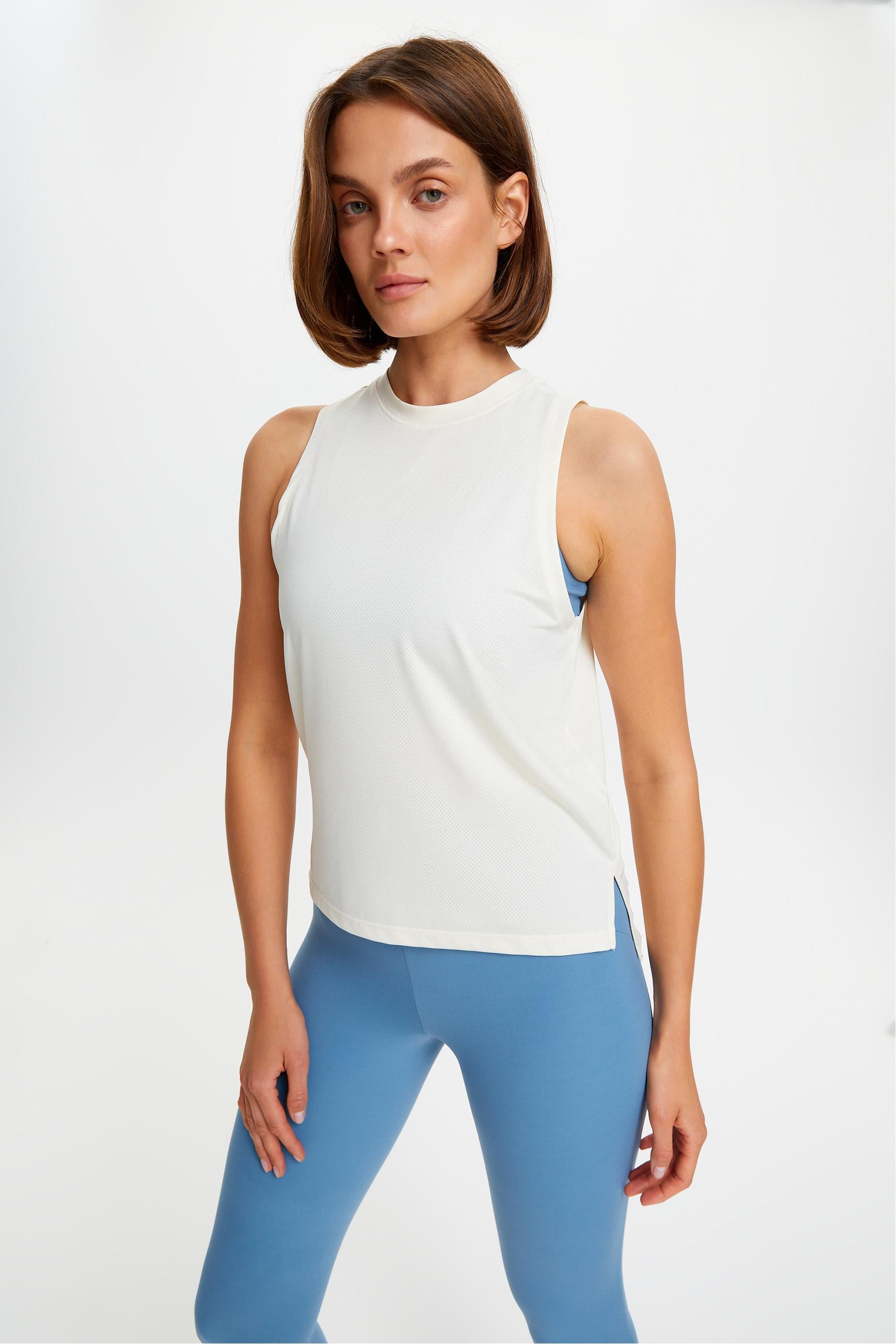 KOLSUZ BİSİKLET YAKA ATLET