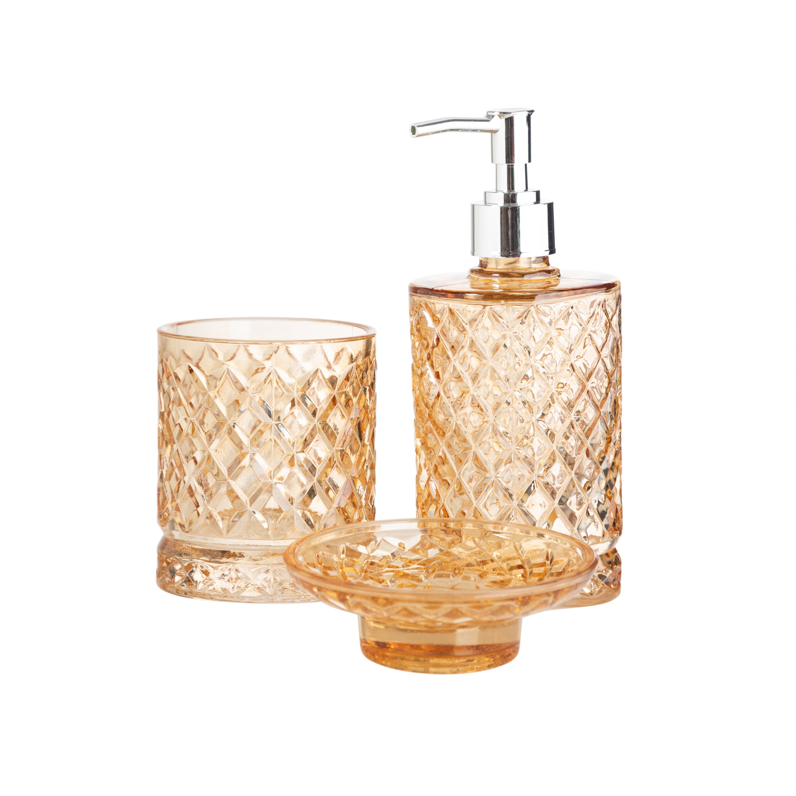 ADEN 3'LÜ BANYO SETİ AMBER