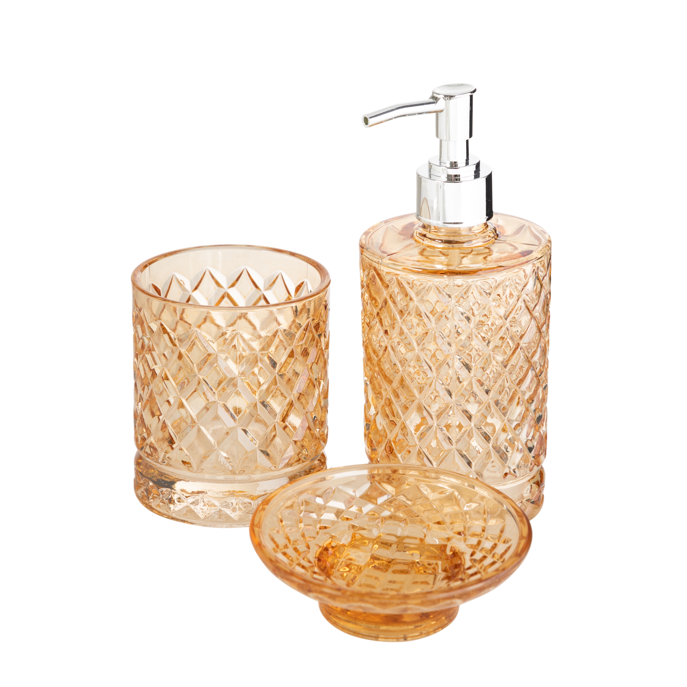 ADEN 3'LÜ BANYO SETİ AMBER