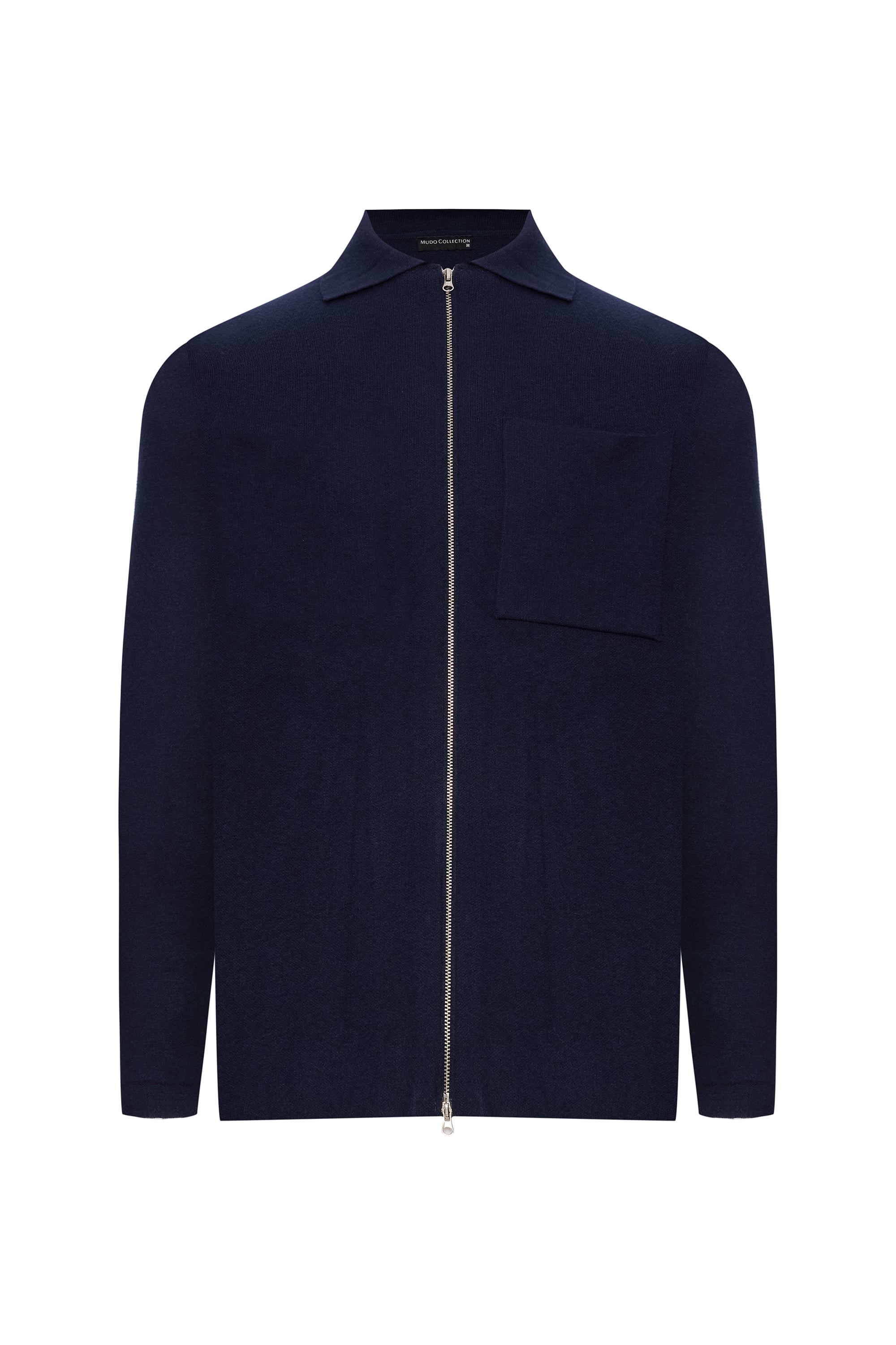 POLO YAKA CEPLİ FERMUARLI KAZAK