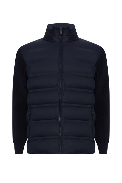  ÖRME KOL DİK YAKA ŞİŞME MONT