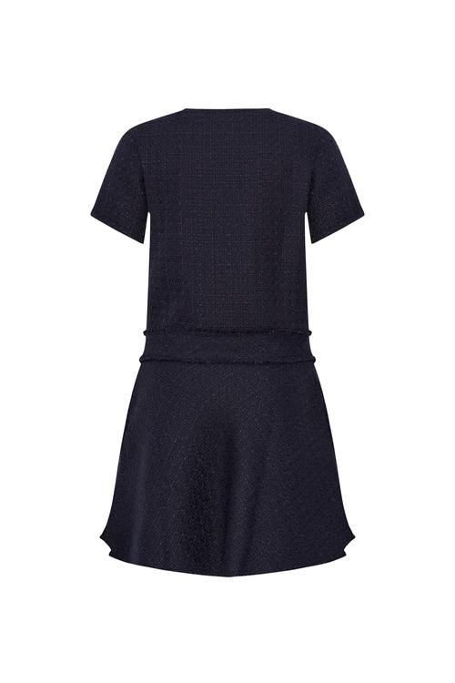  CEKET GÖRÜNÜMLÜ KISA KOLLU MİNİ ELBİSE