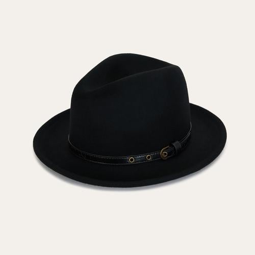 KEMER DETAYLI YÜN FÖTR ŞAPKA