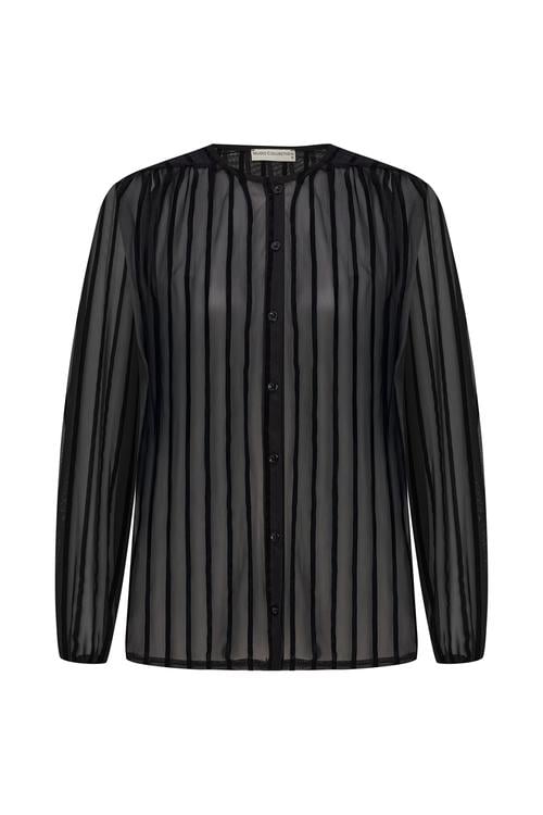  OVERSIZE TÜL SMART GÖMLEK