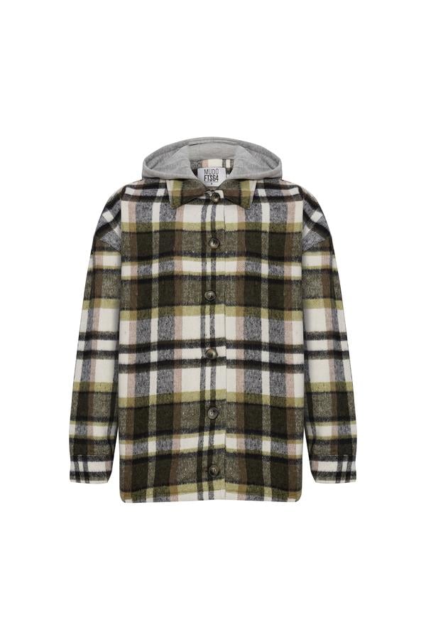 EKOSELİ KAPÜŞONLU GÖMLEK CEKET