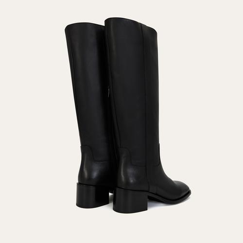 HAKİKİ DERİ KISA TOPUKLU ÇİZME